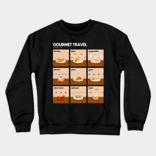 Street food, gourmet travel Crewneck Sweatshirt